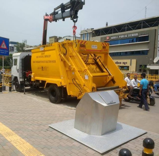 Subtera Garbage Gestionarea deșeurilor: modul în care pubelele subterane din Surat ...